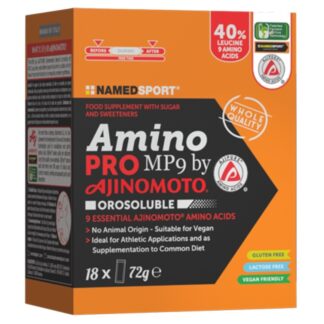 NAMED SPORT AMINOPRO MP9 OROSULUBILE 18 STICKS