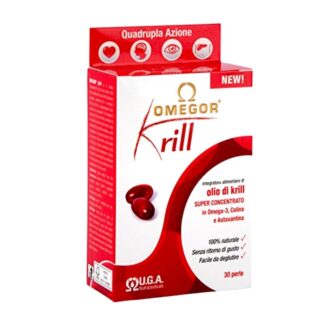 Net Integratori Olio Di Krill OMEGOR KRILL 30 perle  omega 3 e Astaxantina