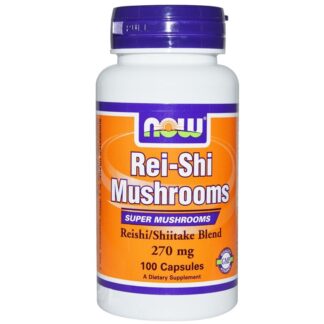 NOW FOODS Rei-Shi 100 cps 270 mg. Reishi Ganoderma Lucidum Difese Immunitarie
