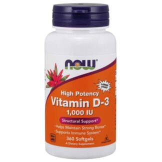 NOW FOODS VITAMIN  D3 - 1000 360 PERLE