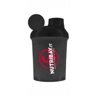 NUTRIBAY SHAKER NANO NERO ( TRASPARENTE ) 300 ml