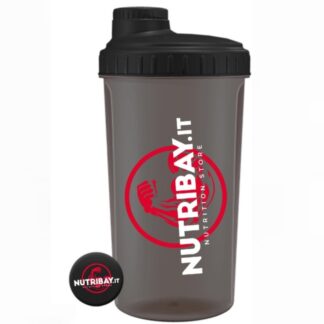 NUTRIBAY SHAKER NERO ( TRASPARENTE ) 700 ml