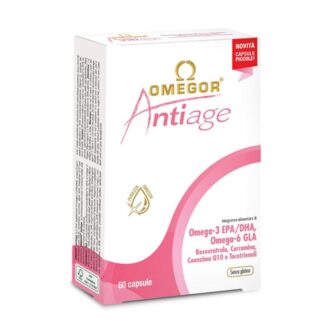 OMEGOR ANTIAGE Integratori Antiossidanti 60 perle omega 3