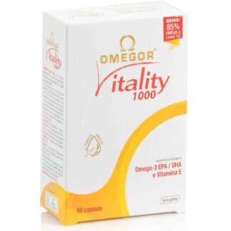 OMEGOR 60 caps Integratori Di Omega 3 OMEGOR VITALITY 1000 85%