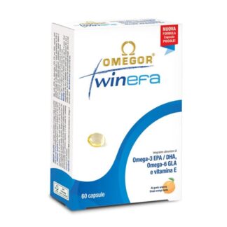 OMEGOR  TWINEFA 60 perle Integratore omega 3 EPA DHA