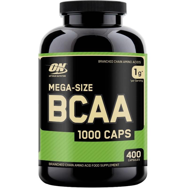 On Optimum Nutriton Bcaa 1000 Caps 400 cps. Aminoacidi Ramificati
