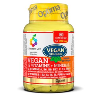 OPTIMA VEGAN 12 VITAMINE + MINERALI 60 cpr