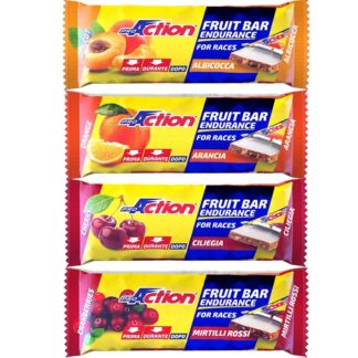 Proaction Fruit Bar Endurance 24 Barrette Energetiche da 40 grammi Carboidrati