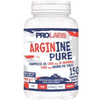 Prolabs Arginine Pure 150 Cpr Arginina Ossido Nitrico Vigore Sessuale e Erezione