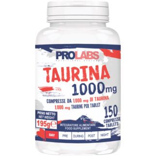 Prolabs Taurina 150 compresse da 1 gr. Integratore di Aminoacido Taurina