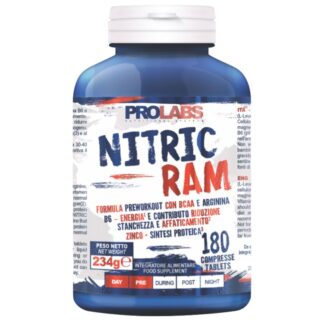 Prolabs Nitric Ram 180 cpr. Ossido Nitrico Arginina Kyowa + Bcaa + Zinco e B6