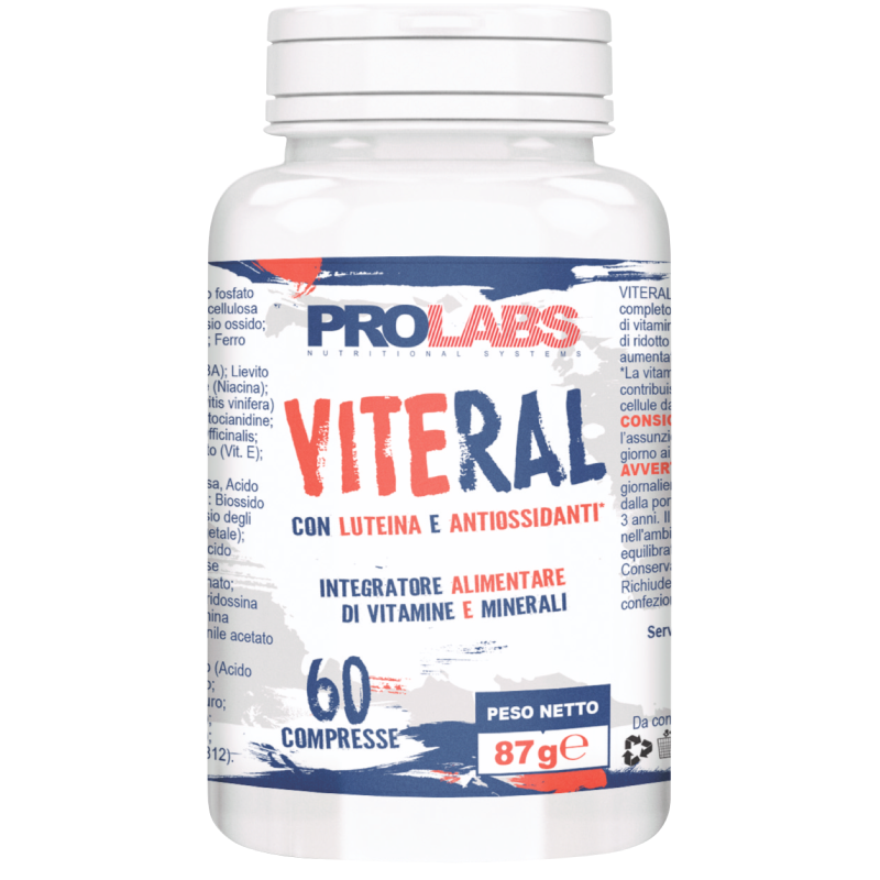 PROLABS VITERAL 60 c. Multivitaminico Multiminerale Completo Vitamine e Minerali