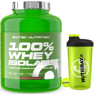 SCITEC 100% Whey Isolate 2000g 2kg Proteine del Siero Del Latte