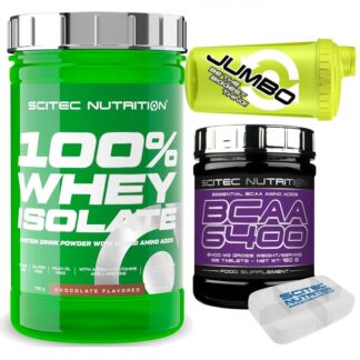 SCITEC 100% Whey Isolate Idrolizzate 700g + 125 BCAA 6400