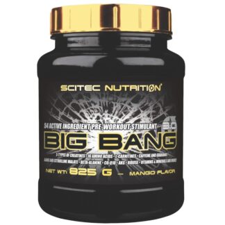 SCITEC BIG BANG 3.0 825g ARANCIO PRE WORKOUT CREATINA BCAA BETA ALANINA AAKG
