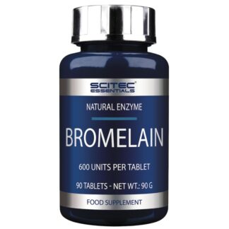 SCITEC  Bromelain 90 cpr. Enzima Bromelina Estratto di Ananas Digestivo Drenante