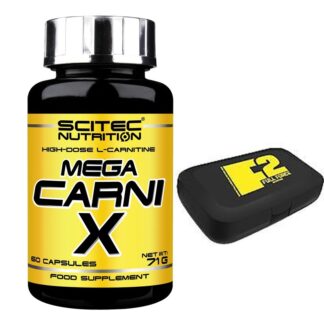 SCITEC  Mega Carni X  60cps. 1000mg. Forte Brucia Grassi  Carnitina Tartrato