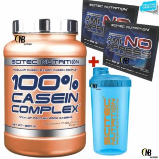SCITEC NUTRITION 100% Casein Complex 920 g + Shaker Proteine Whey Caseine + Bcaa