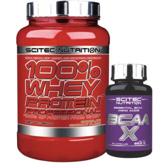 SCITEC 100% Whey Protein Professional 920 + 120 Bcaa X Aminoacidi Ramificati