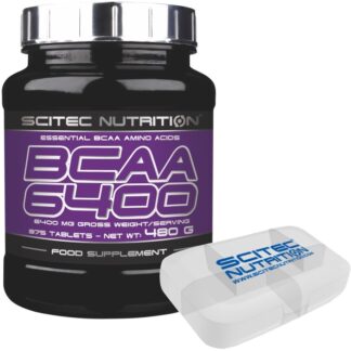 Scitec Nutrition BCAA 6400 Aminoacidi Ramificati 375 cpr da 1 gr + Portapillole