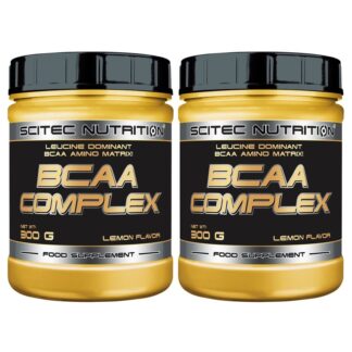 SCITEC NUTRITION Bcaa Complex 2x300g. 8:1:1 Aminoacidi Ramificati in Polvere 811