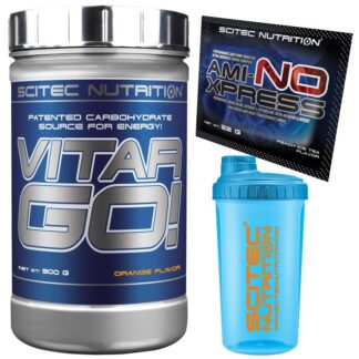 SCITEC NUTRITION Vitargo Puro 900 g. Carboidrati Energetico + Shaker Aminoacidi