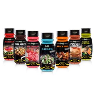 Servivita Salsa e Sciroppo Zero Calorie 320 ml zero Grassi e zero Zuccheri