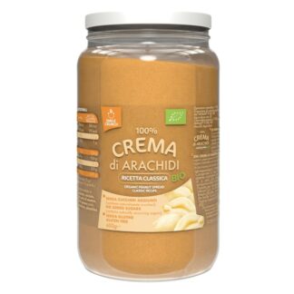 SMILE CRUNCH 100% Burro di Crema di Arachidi 600 gr BIOLOGICO