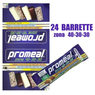 Volchem Promeal 24 Barrette Proteiche da 50 gr. per Dieta a Zona 40-30-30