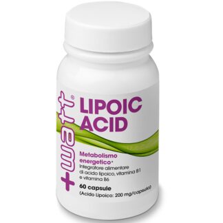 +WATT LIPOIC ACID ACIDO ALFA LIPOICO + vitamine 60cps 200mg riduce glicemia