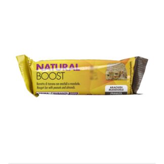 +WATT NATURAL BOOST 24 BARRETTE DA 40 gr. ENERGETICHE CON ARACHIDI E MANDORLE