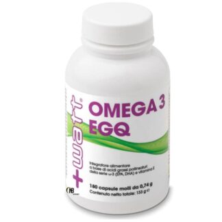 +WATT OMEGA3 EGQ 180cps integratore di Omega 3 EPA DHA Anti Colesterolo