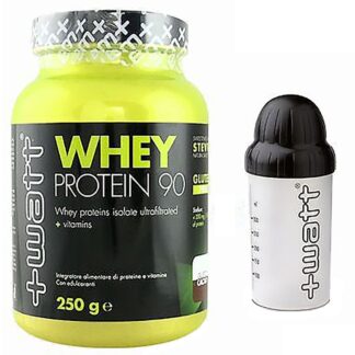 +WATT PROTEINE DEL SIERO DEL LATTE ISOLATE  WHEY PROTEIN 90 250gr. ALTI BCAA