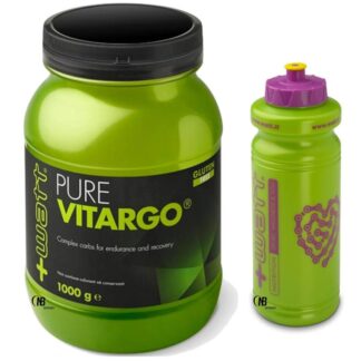 +Watt Pure Vitargo 1000 gr 1kg Carboidrati Complessi Rapidi + BORRACCIA