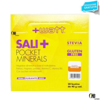 +WATT SALI POCKET 30 BUSTINE DA 40 GR MINERALI POTASSIO MAGNESIO VITAMINE