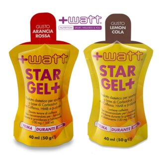 +WATT Star Gel+ GEL Energetico Ciclismo Corsa Vitargo ß-alanina Maltodestrine