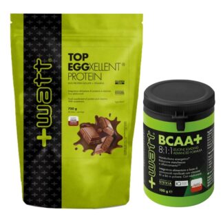 +WATT TOP EGGXELLENT PROTEIN 750 gr + AMINOACIFI RAMIFICATI 8:1:1 811 KYOWA