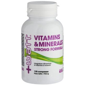 +WATT VITAMINS & MINERALS STRONG FORMULA - 120cpr MULTIVITAMINICO COMPLETO 100% VITAMINE