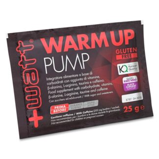 +WATT Warm up pump 20 buste  monodose ( PRE WORK OUT ) arginina  beta alanina