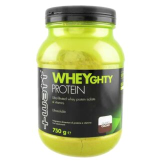 +Watt Wheyghty proteine 750gr whey isolate ultrafiltrate con vitamine e bcaa