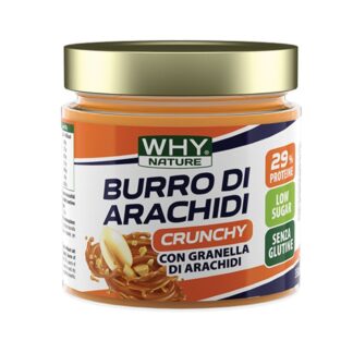WHY NATURE BURRO DI ARACHIDI CRUNCHY 350 gr