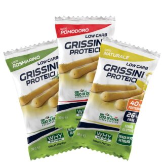 WHY NATURE LOW CARB GRISSINI PROTEICI 30 gr