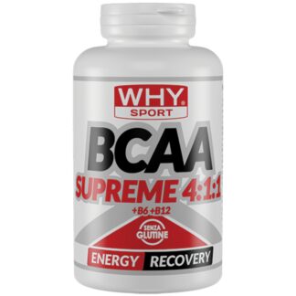 WHY SPORT BCAA SUPREME 4:1:1 200 cpr Aminoacidi Ramificati 411 + Vitamina b6