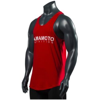 YAMAMOTO ACTIVE WEAR Man Tank Top 145 OE ROSSA CANOTTIERA