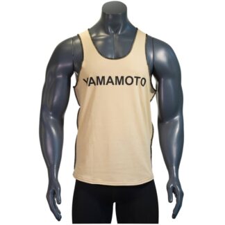 YAMAMOTO ACTIVE WEAR Man Tank Top 145 OE SABBIA CANOTTIERA