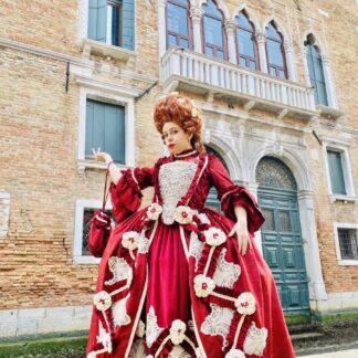 1700’S COSTUME IRENE RED