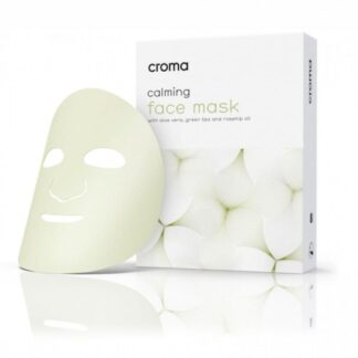 CROMA - PRINCESS Green Tea Mask – Calming Face Mask with Green Tea and Aloe Vera