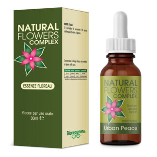 NATURAL FLOWERS URBAN PEACE essenze floreali Gocce 30 ml