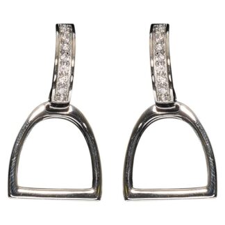 HV Polo stirrup earrings Silver