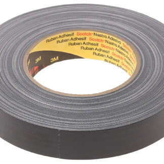 Nastro telato Nero in Tessuto di polietilene 3M Scotch 389, adesivo in Gomma sintetica, 25mm x 50m x 0.26mm